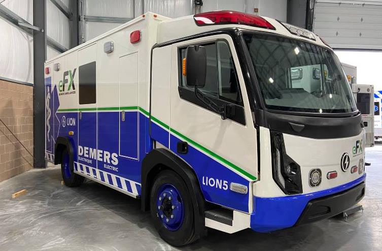 Electric Ambulance Cart and a Traditional Ambulance 1