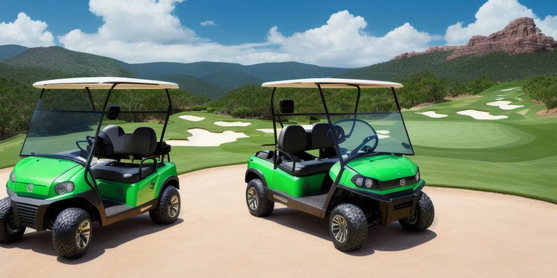 Electric Golf Cart_green