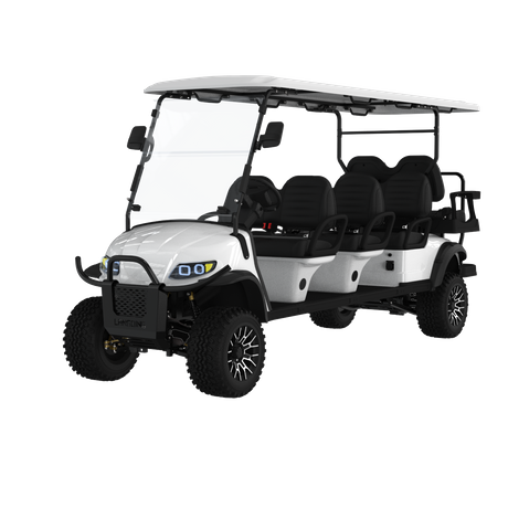 Electric Lifted Golf Cart 8 Person LQD060A+2