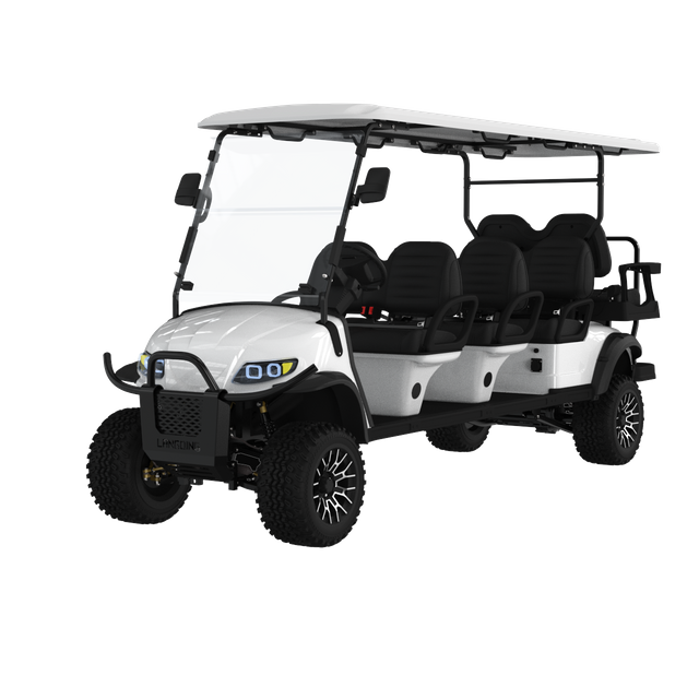 Electric Lifted Golf Cart 8 Person LQD060A+2