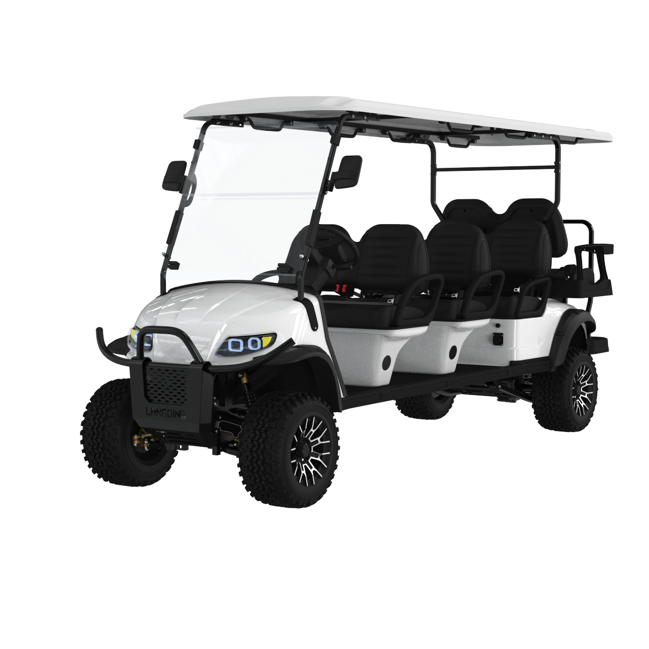 Xe golf nâng điện 8 người LQD060A+2