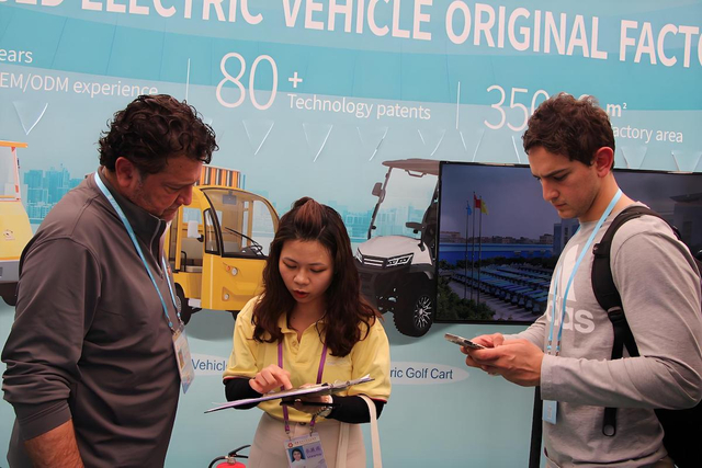 The 137th China Import and Export Fair-Custom Electric Golf Cart
