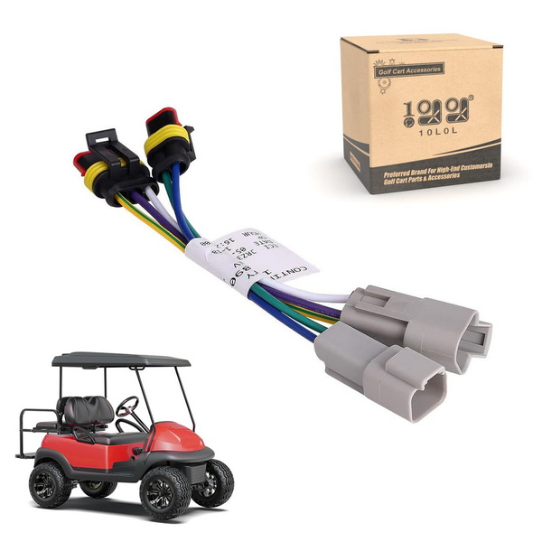 Electric Golf Cart _red and cable