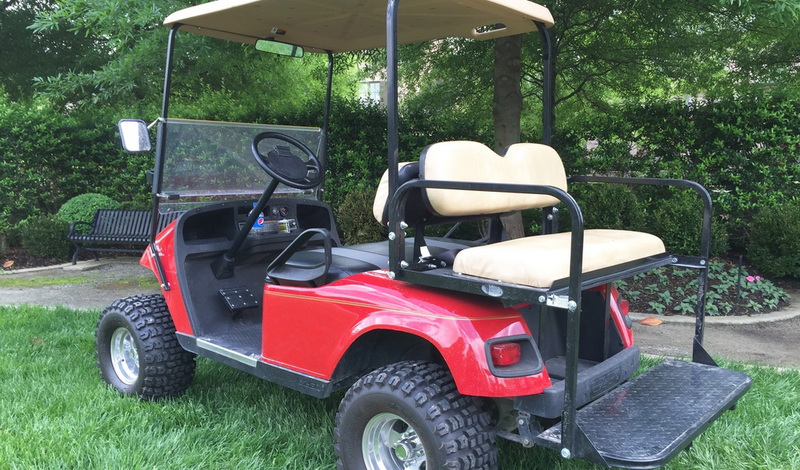 Electric Golf Cart _red 