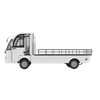 2 Seats Electric Freight Cargo+LQF1032F