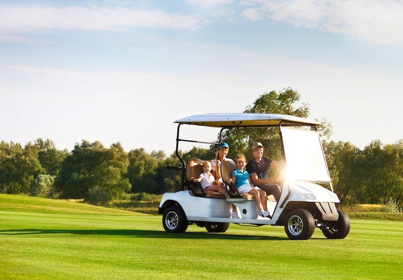 gas-powered-golf-cart